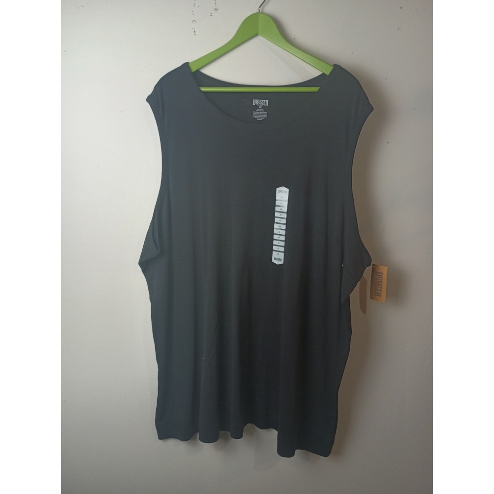 Duluth Trading Co Womens Plus Longtail T Tank Top Black 4X 37330 NEW
